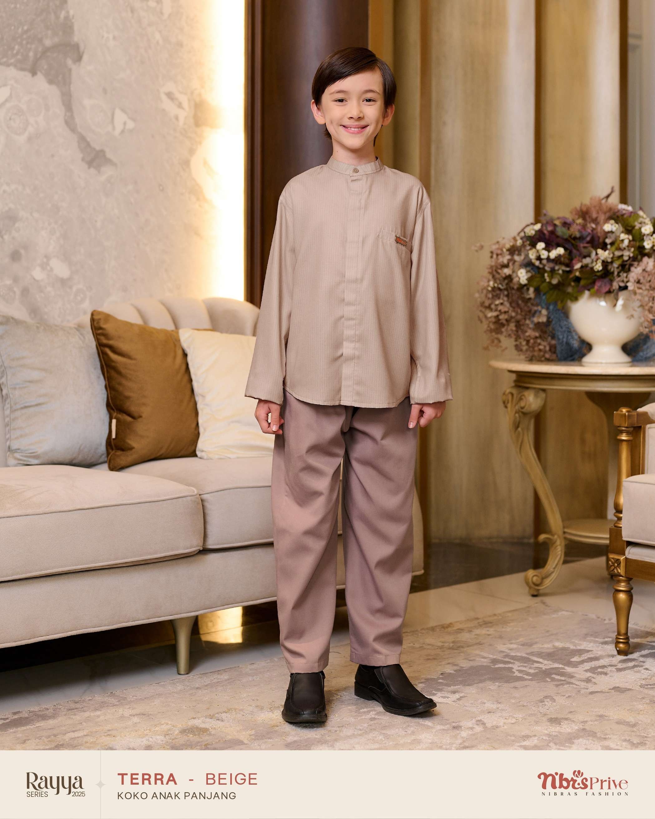 NIBRAS TERRA KOKO ANAK PANJANG BEIGE
