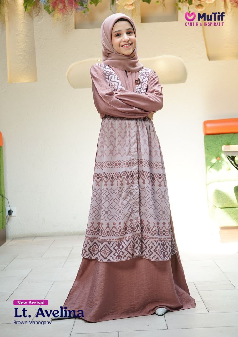 MUTIF LITTLE AVELINA BROWN MAHOGANY