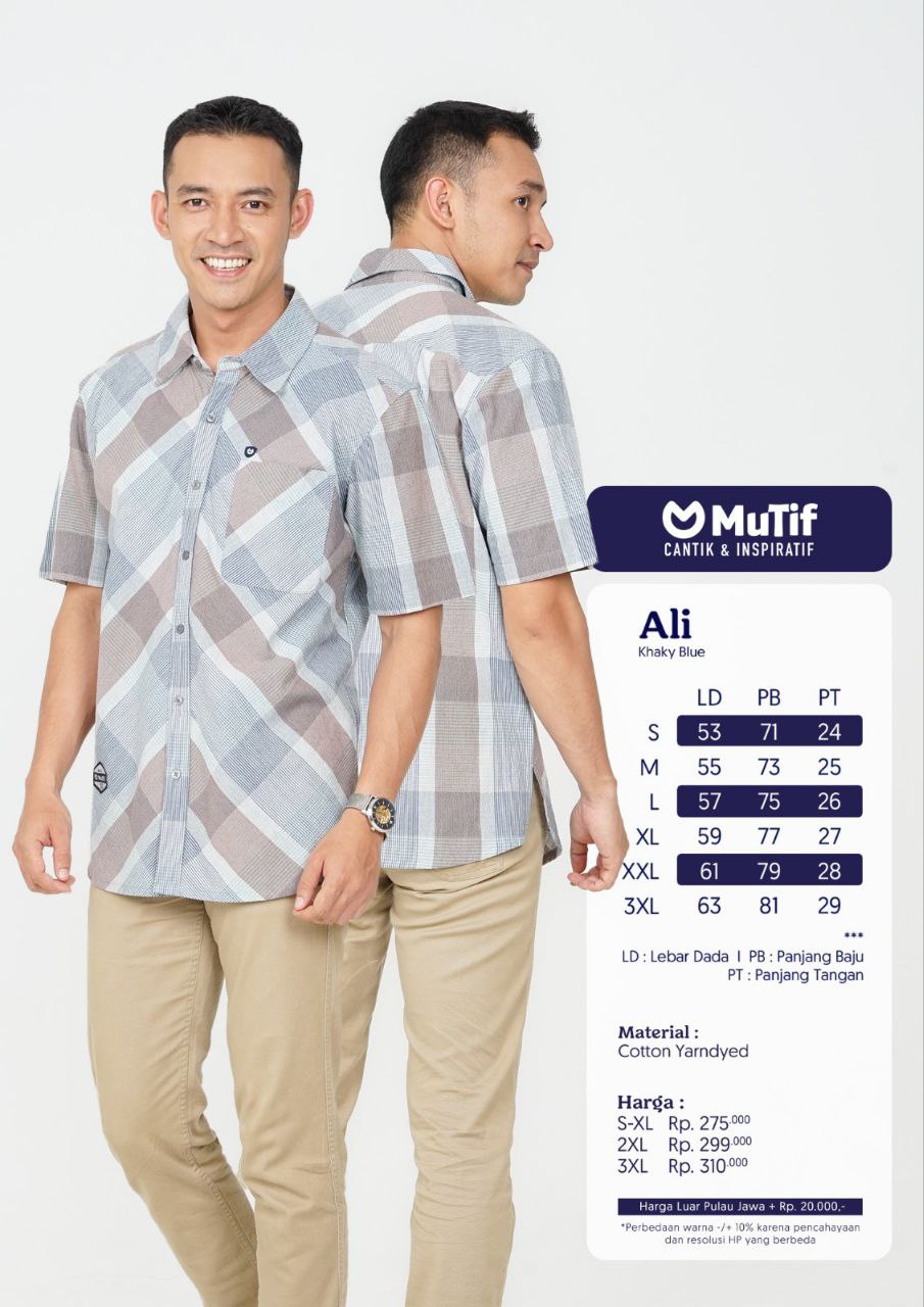 MUTIF ALI KHAKY BLUE
