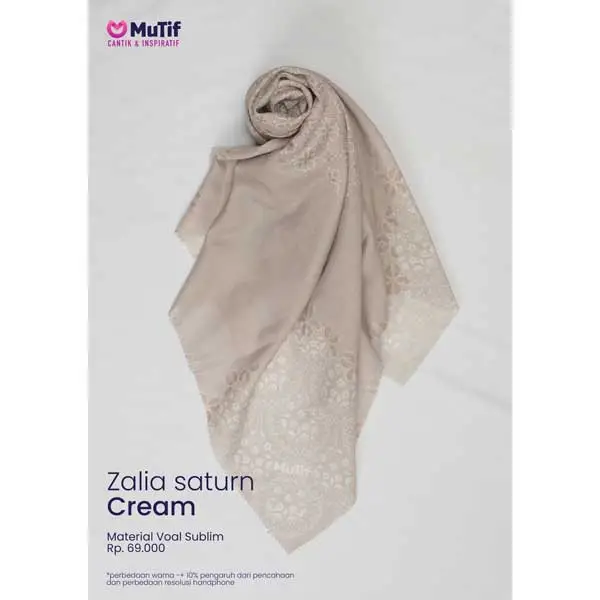 MUTIF ZALIA SCARF SATURN CREAM