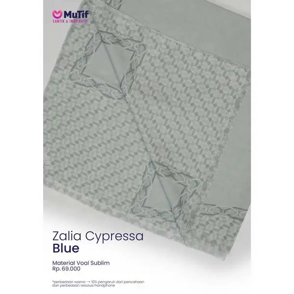 MUTIF ZALIA SCARF CYPRESSA BLUE