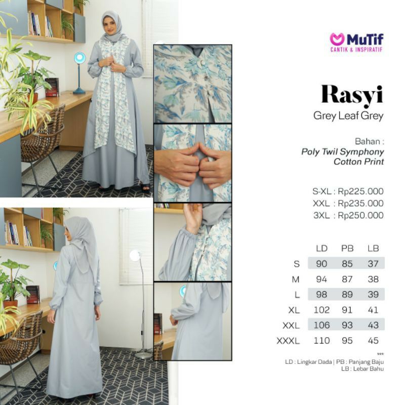 MUTIF RASYI LIGHT GREY