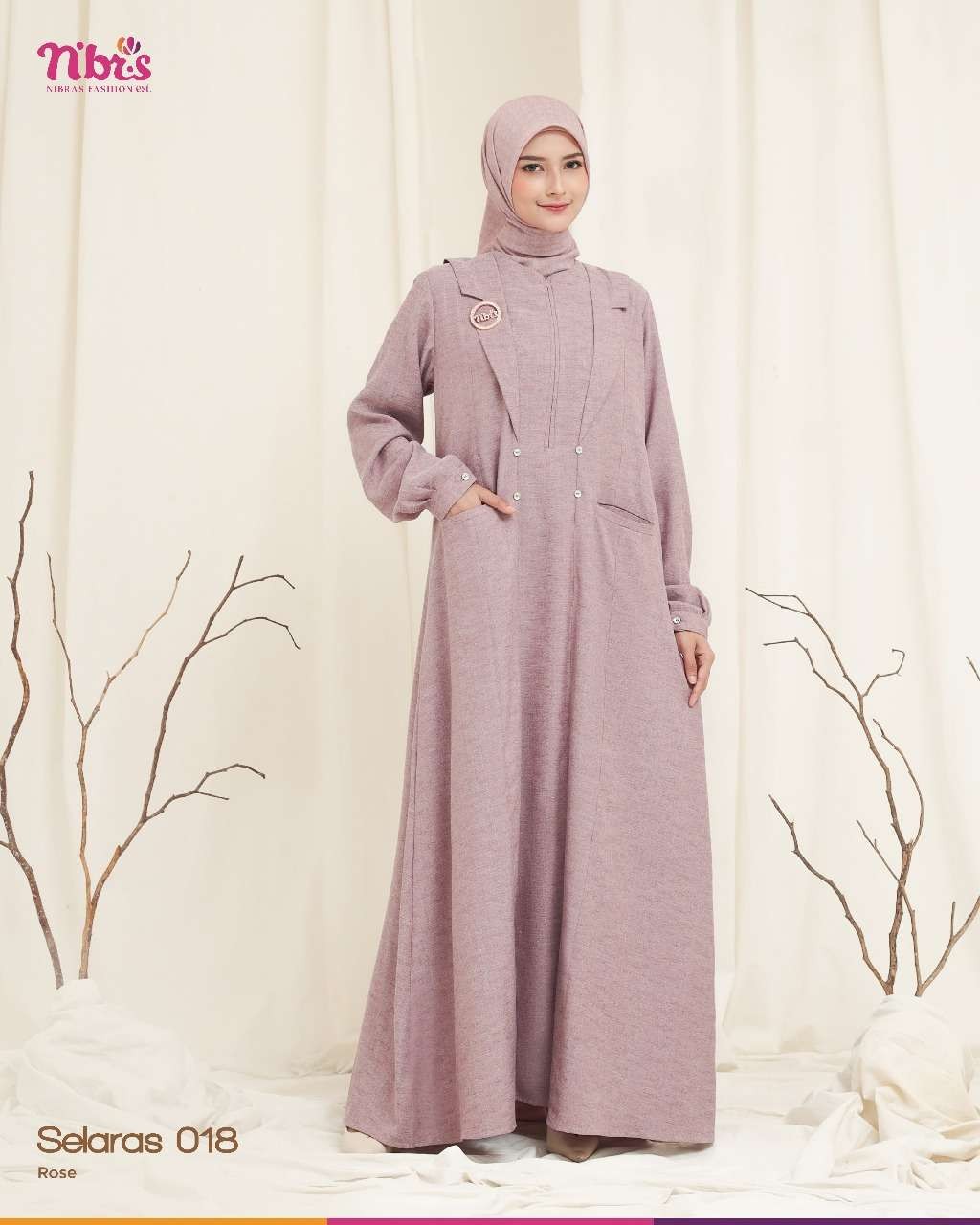 NIBRAS SELARAS 018 ROSE
