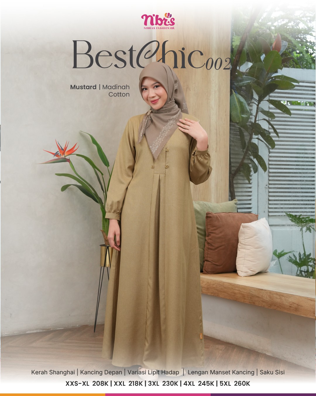 NIBRAS BESTCHIC 002 MUSTARD