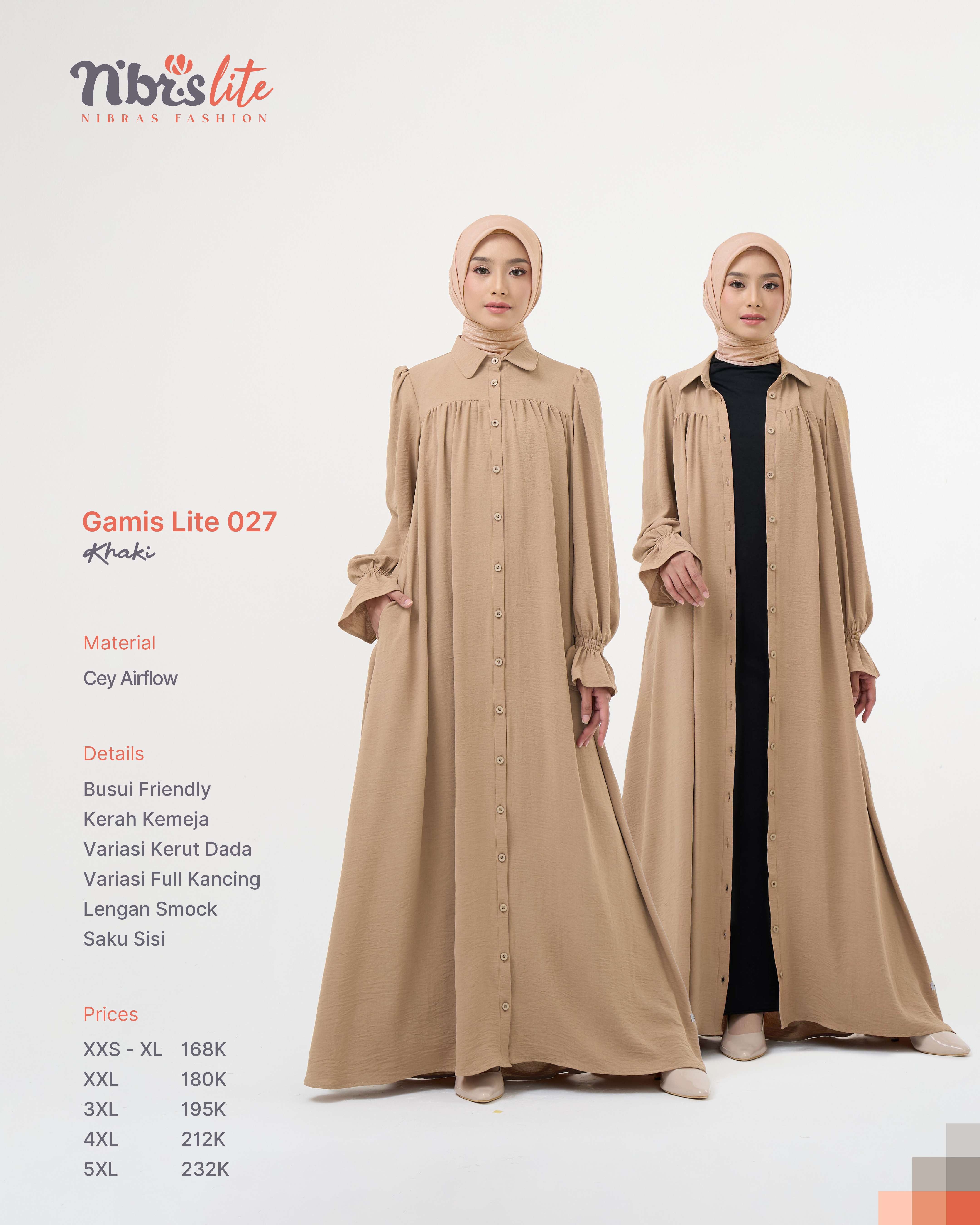 NIBRAS GAMIS LITE 027 KHAKI