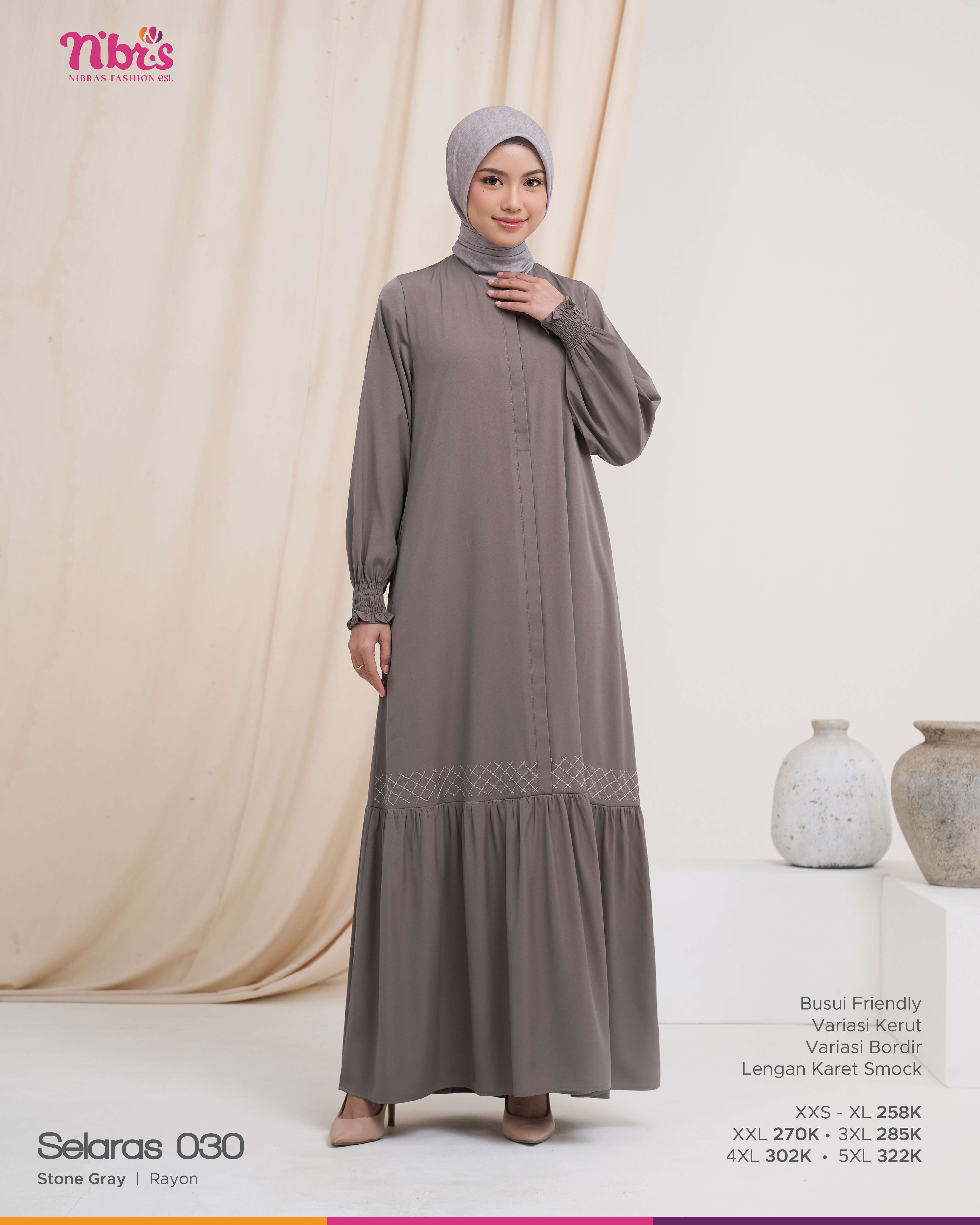 NIBRAS SELARAS 030 STONE GRAY