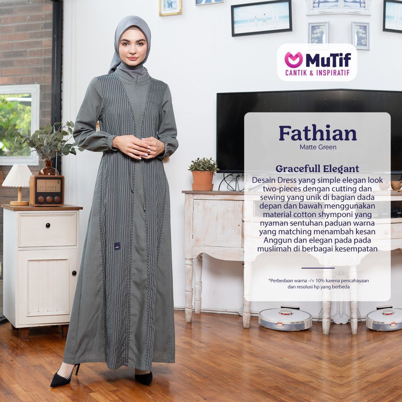MUTIF FATHIAN MATTE GREEN