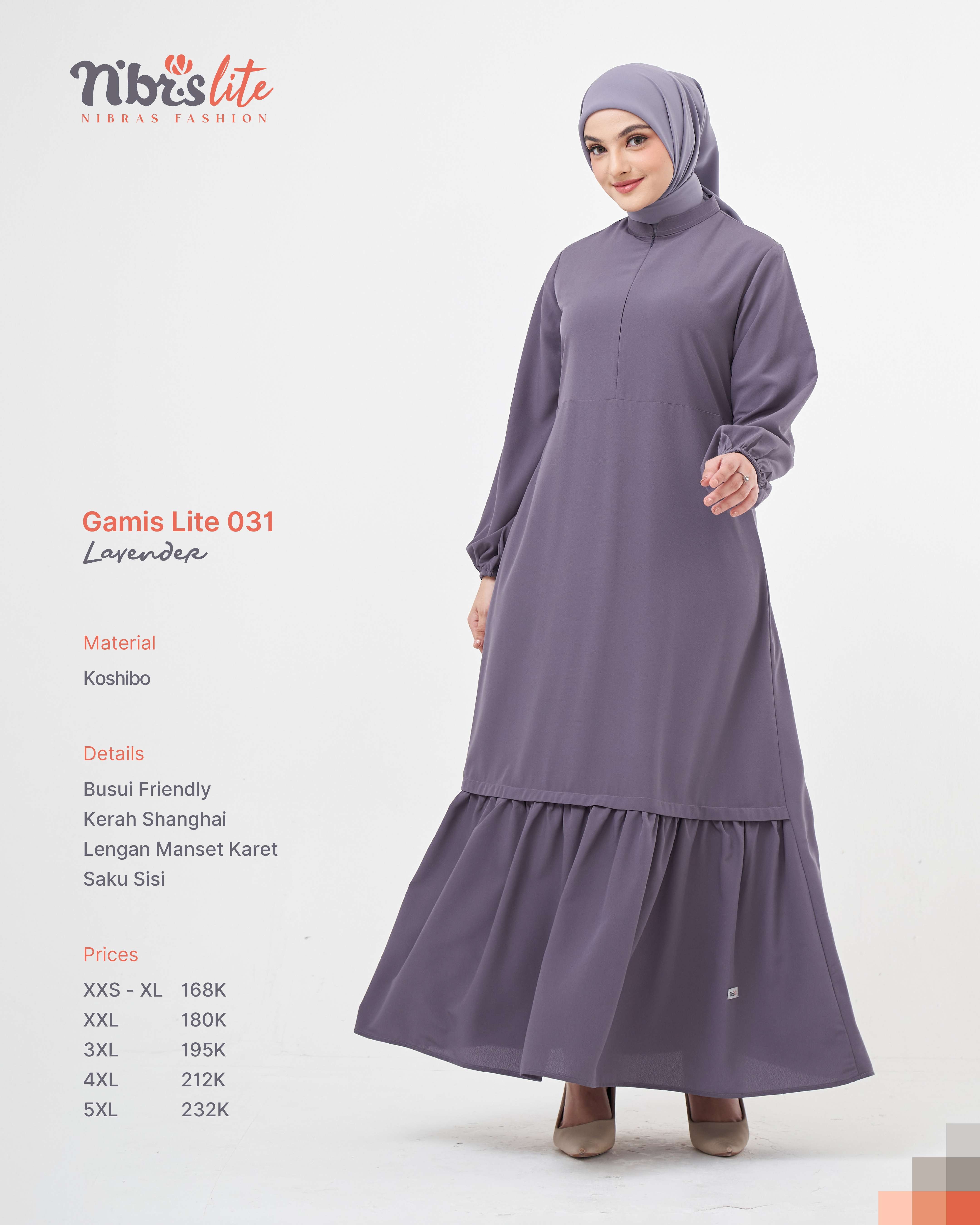 NIBRAS GAMIS LITE 031 LAVENDER