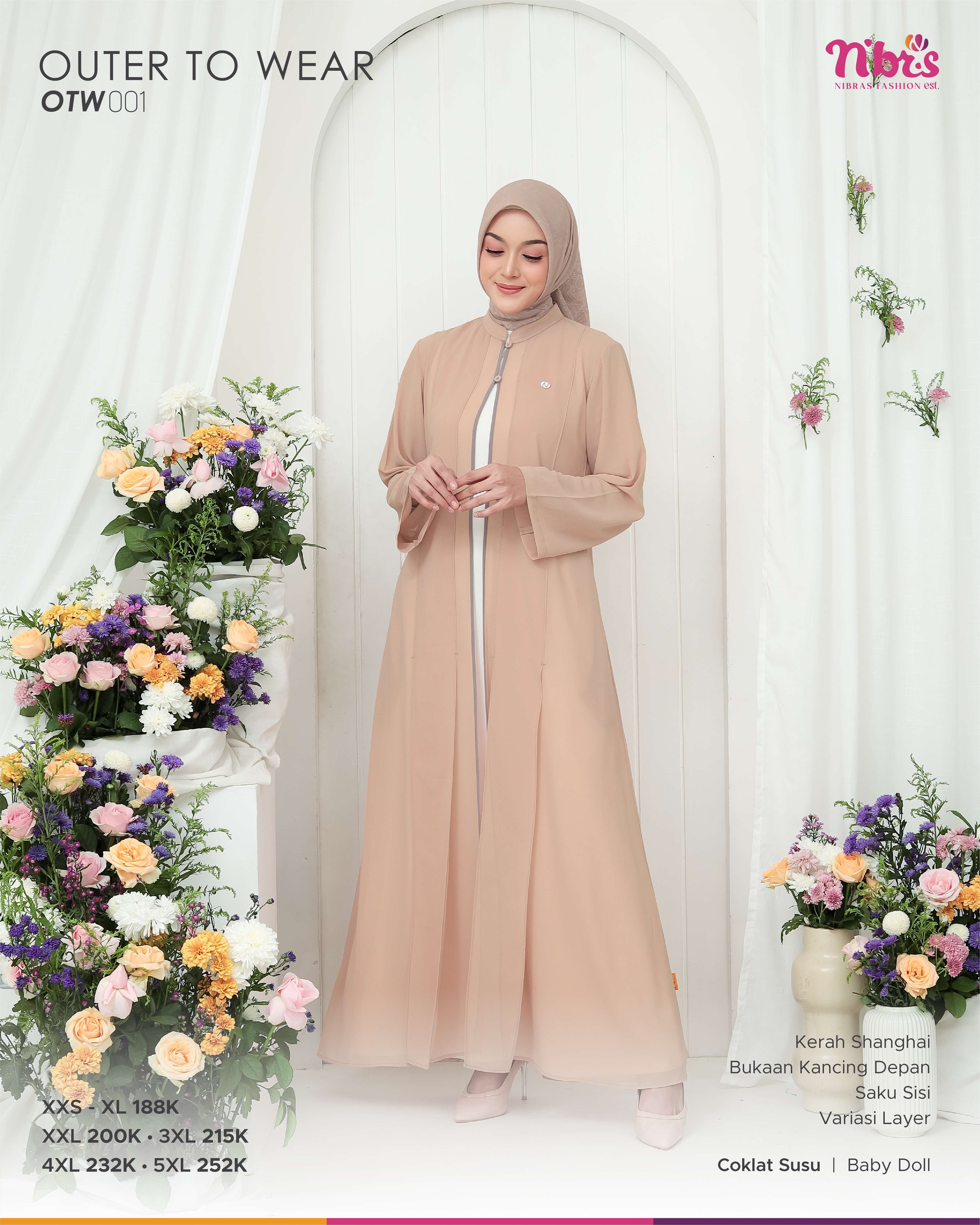 NIBRAS OTW 001 COKLAT SUSU
