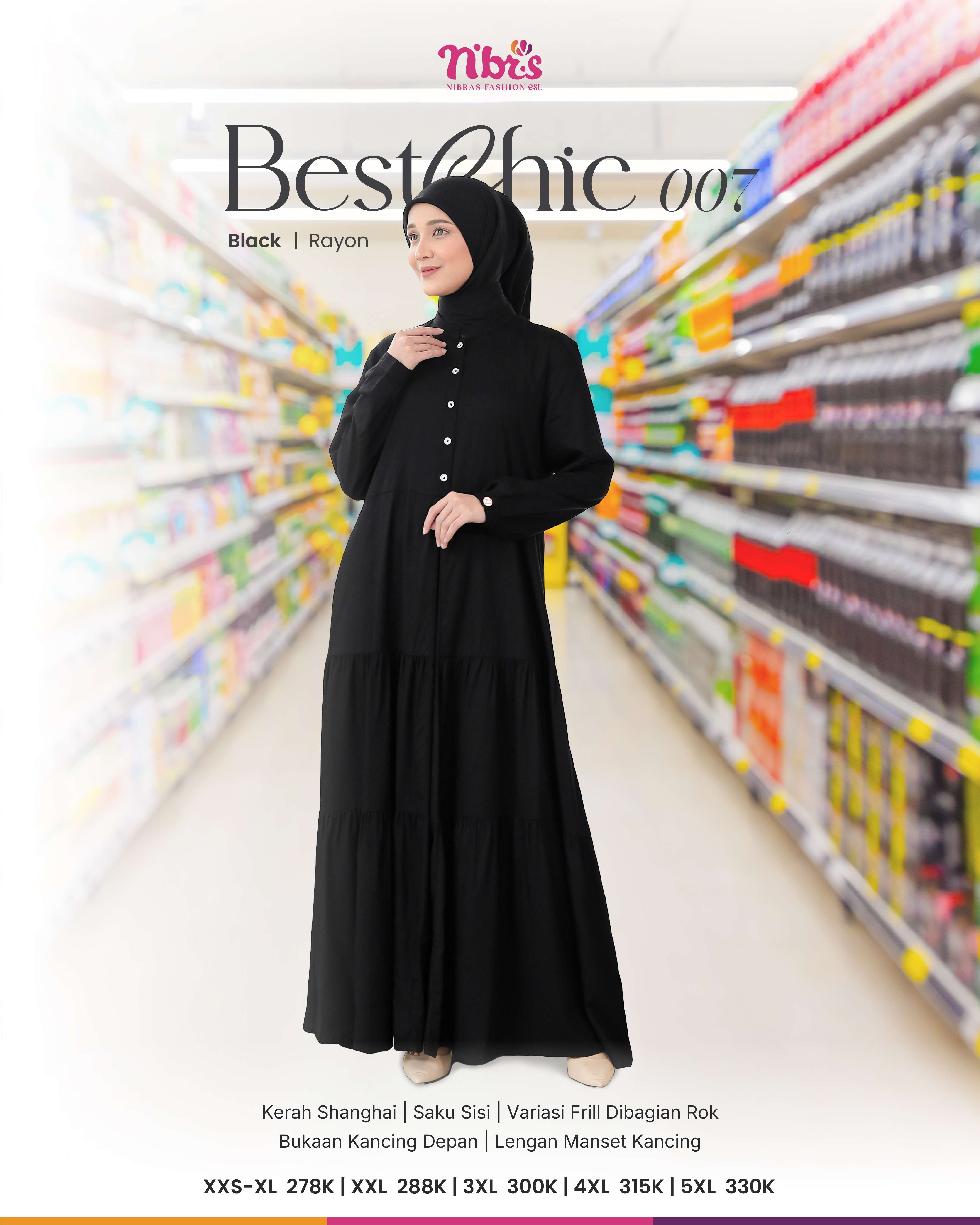 NIBRAS BESTCHIC 007 BLACK