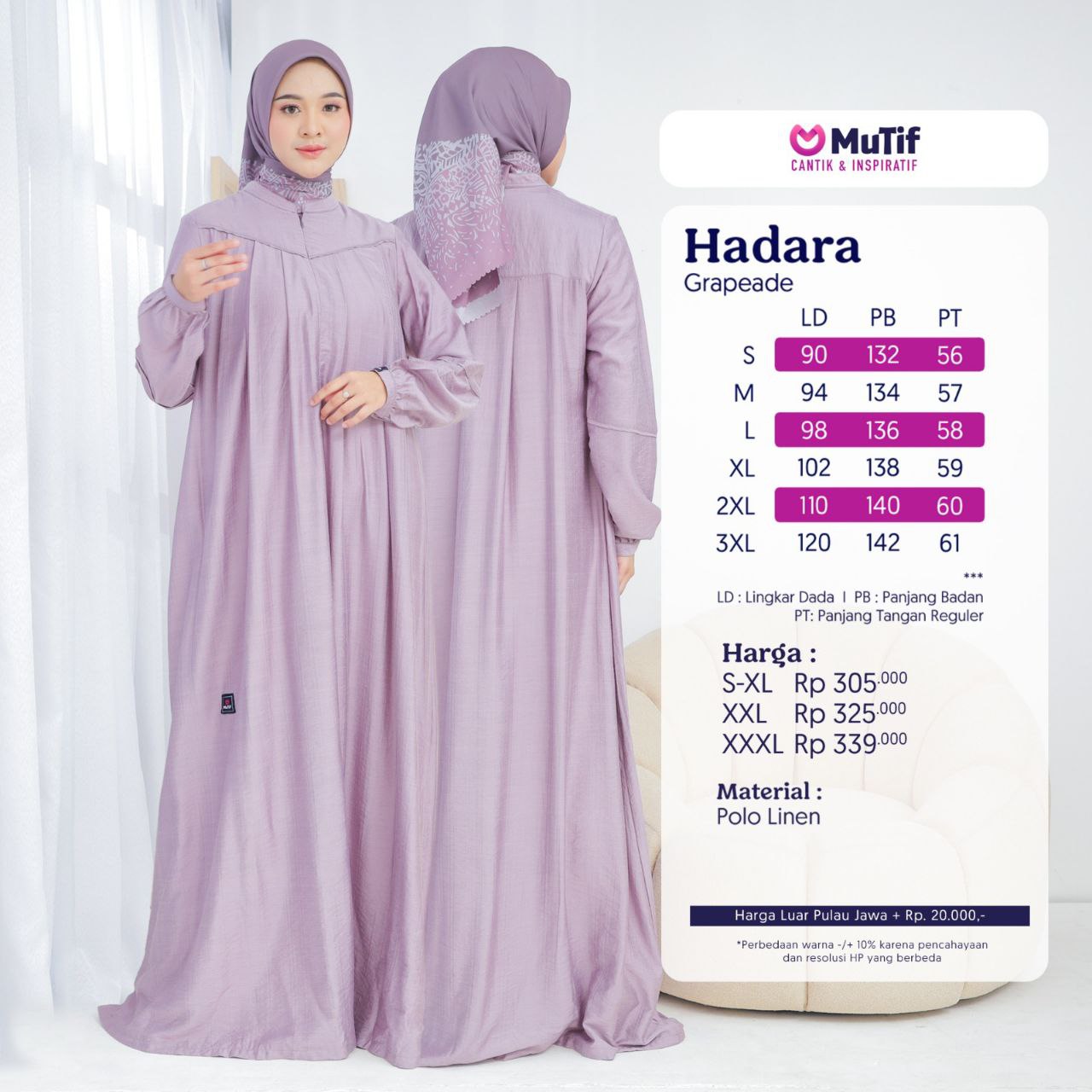 MUTIF HADARA GRAPEADE