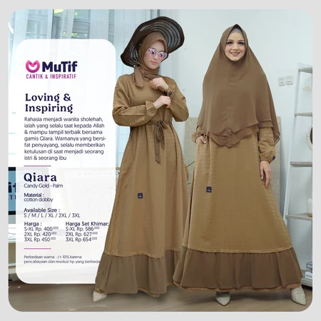 MUTIF QIARA CANDY GOLD - PALM SET