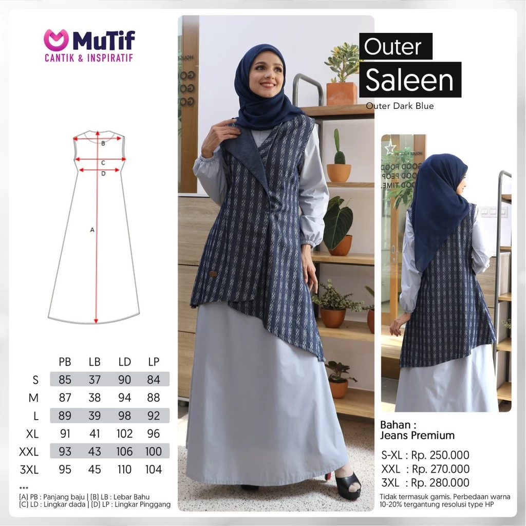 MUTIF SALEEN OUTER DARK BLUE