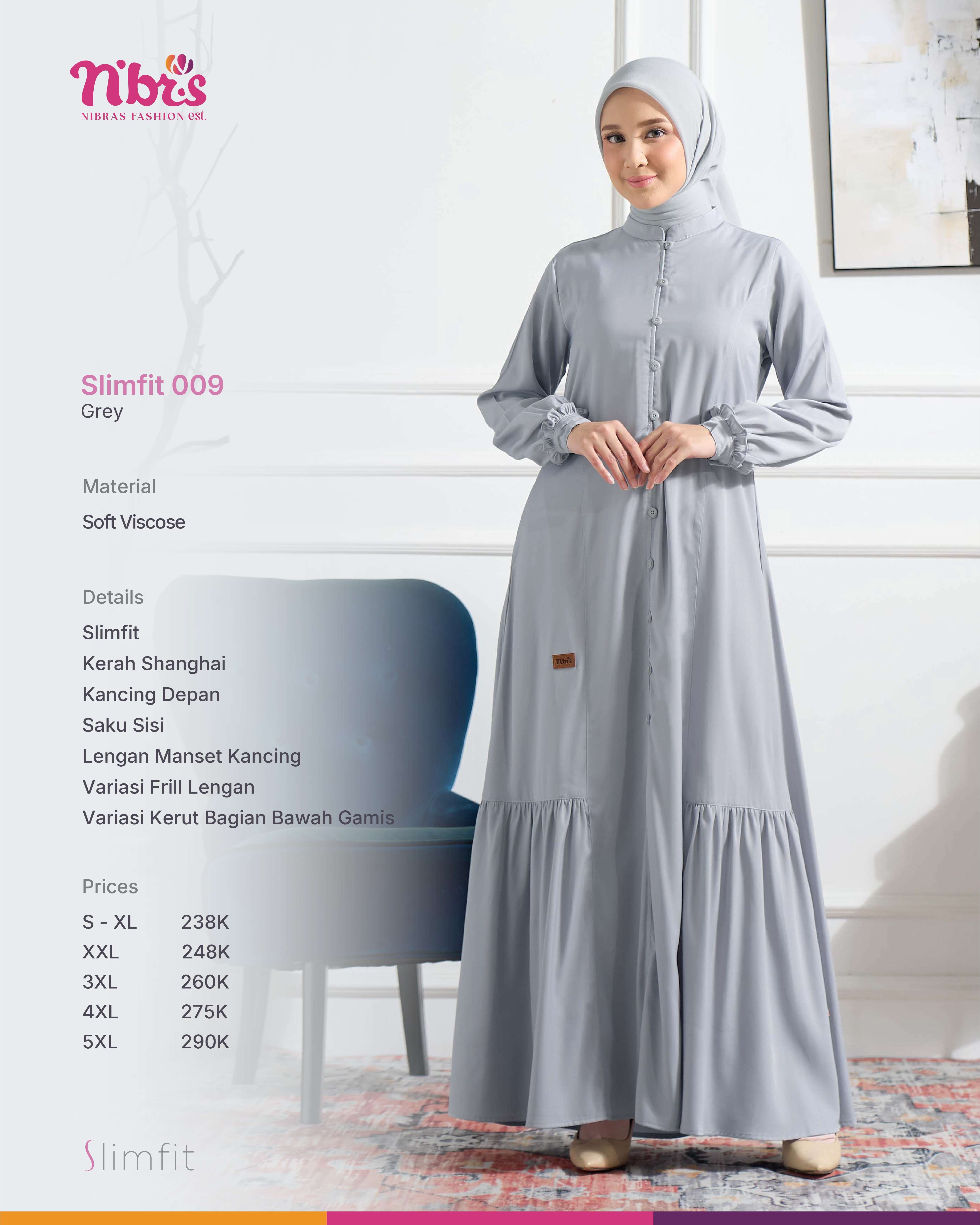 NIBRAS SLIM FIT 009 GREY