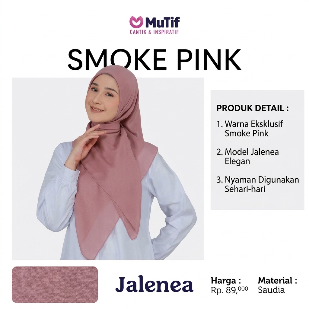MUTIF KRD JALENEA SMOKE PINK