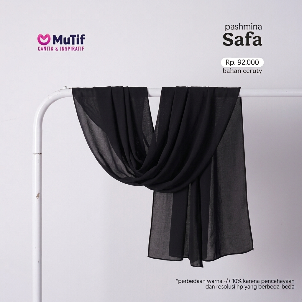 MUTIF PASHMINA PREMIUM SAFA BLACK
