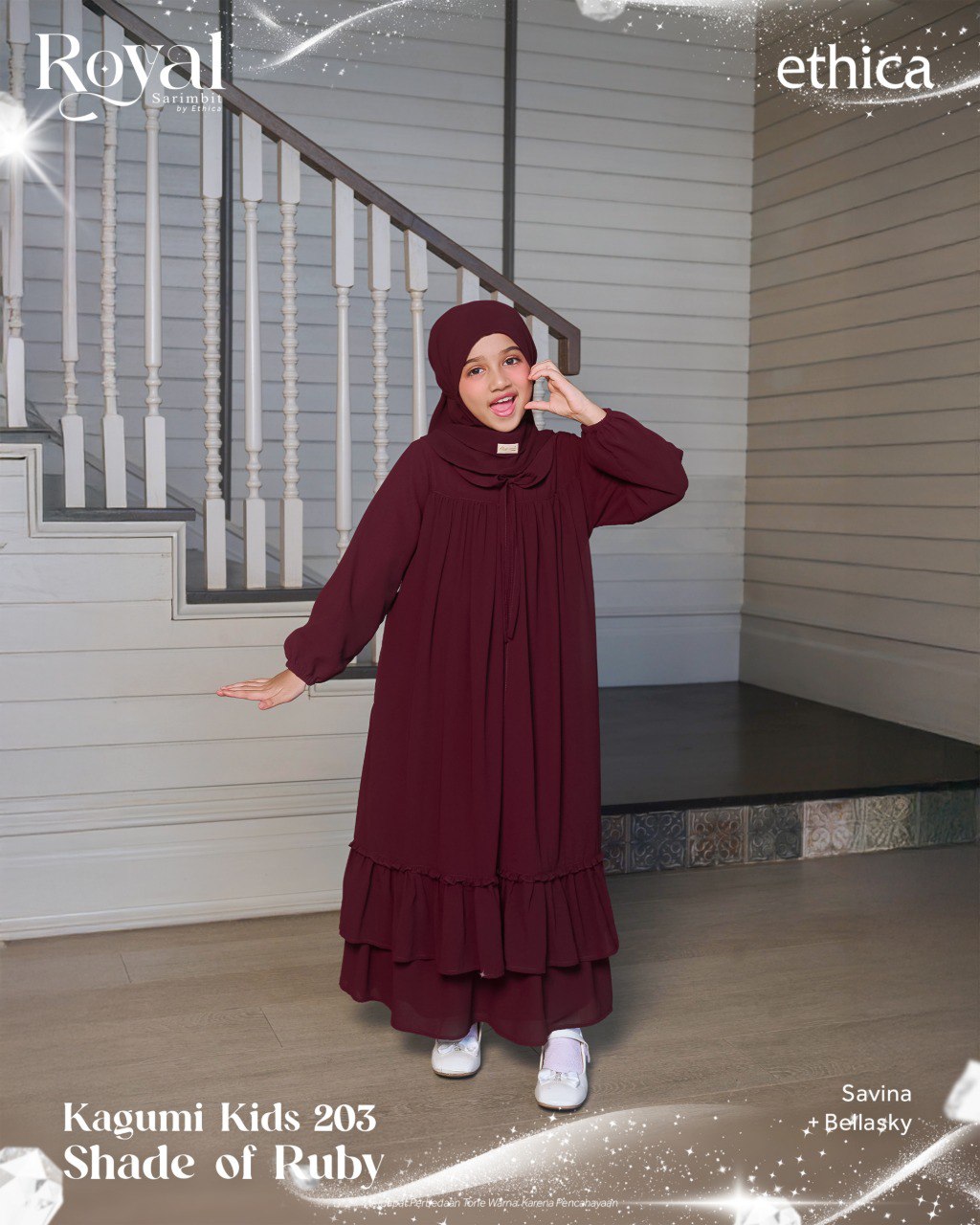 ETHICA KAGUMI KIDS 203 SHADE OF RUBY