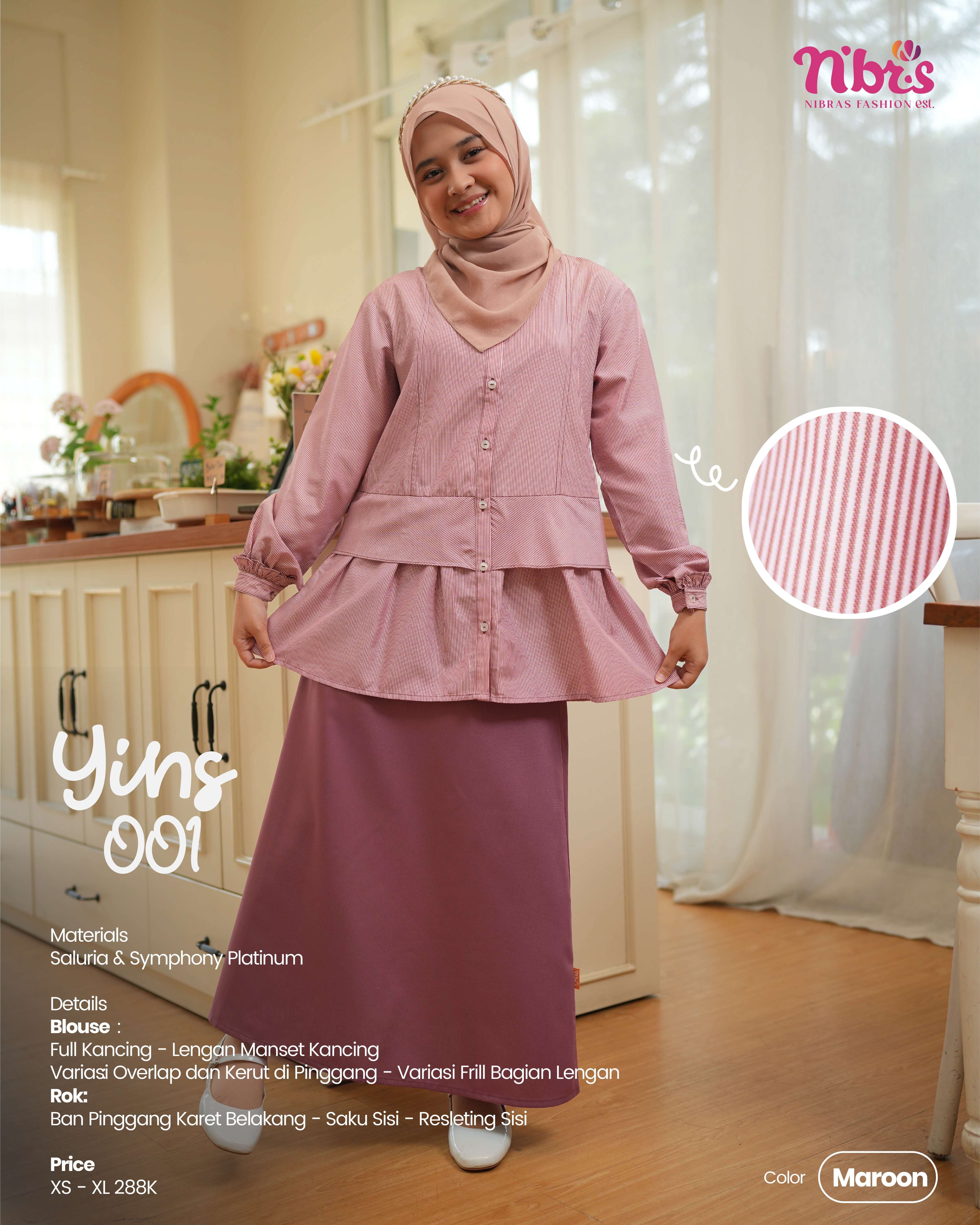 NIBRAS YINS 001 MAROON