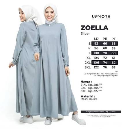 UPMORE ZOELLA SILVER NEW