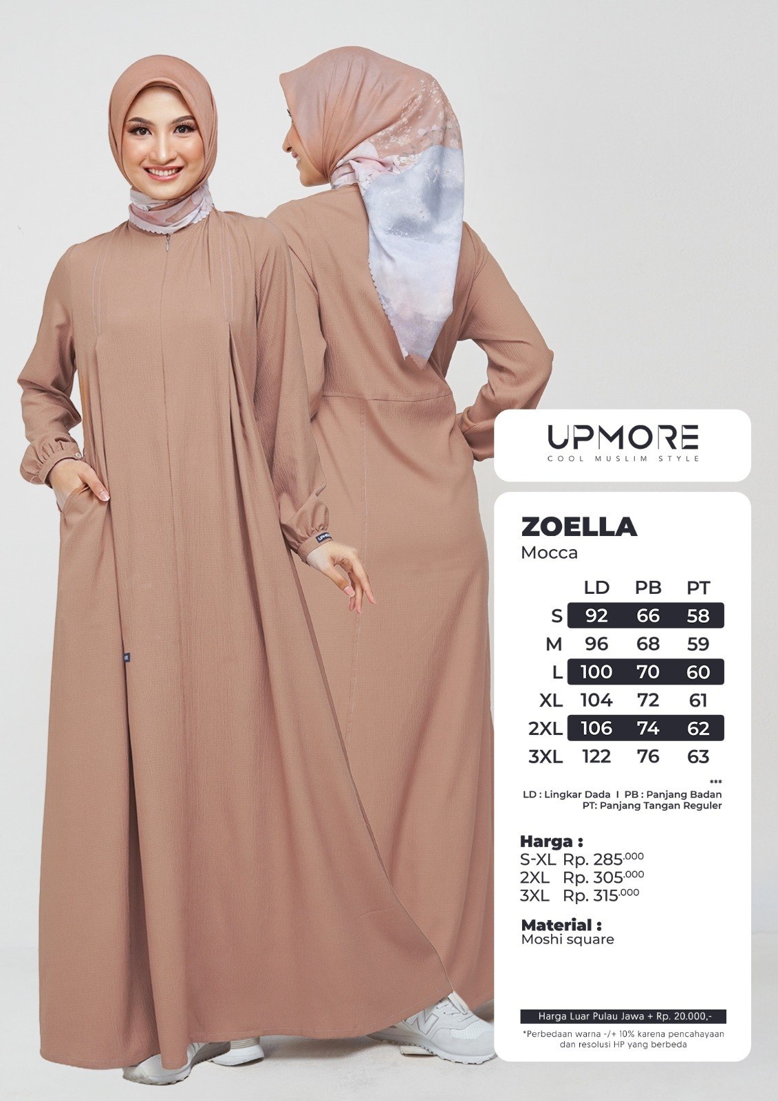 UPMORE ZOELLA MOCCA NEW