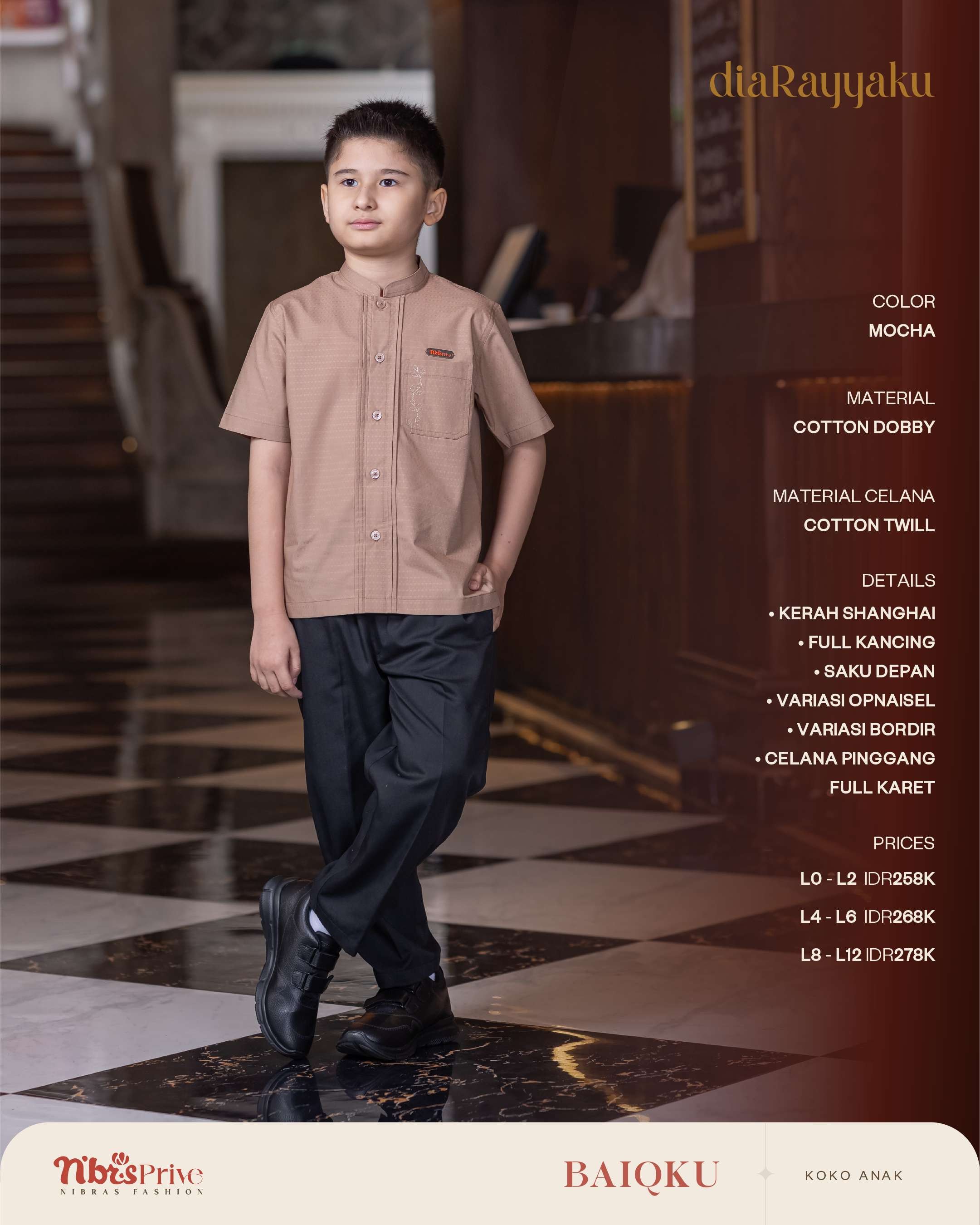 NIBRAS BAIQKU KOKO ANAK MOCHA