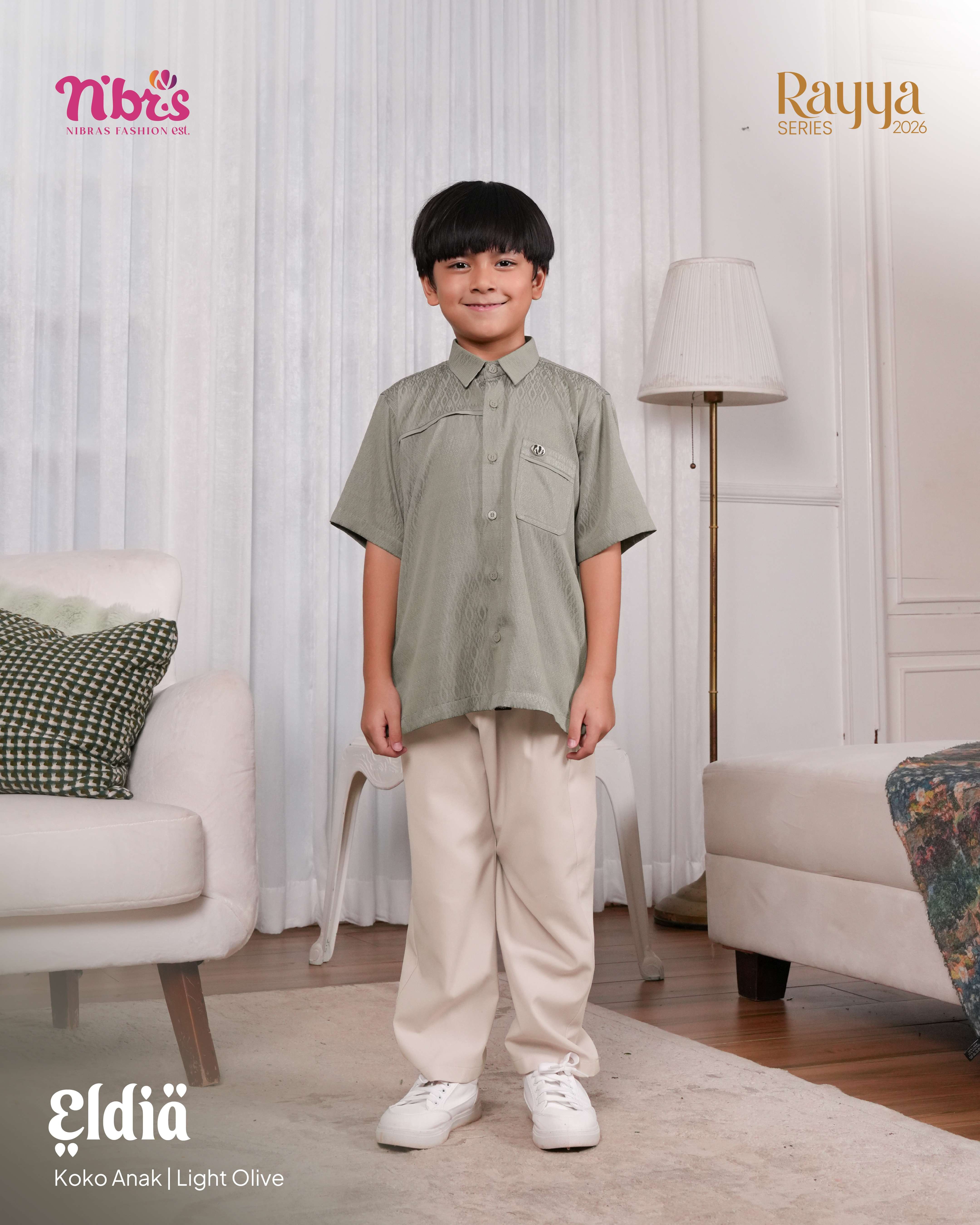 NIBRAS ELDIA KOKO ANAK LIGHT OLIVE