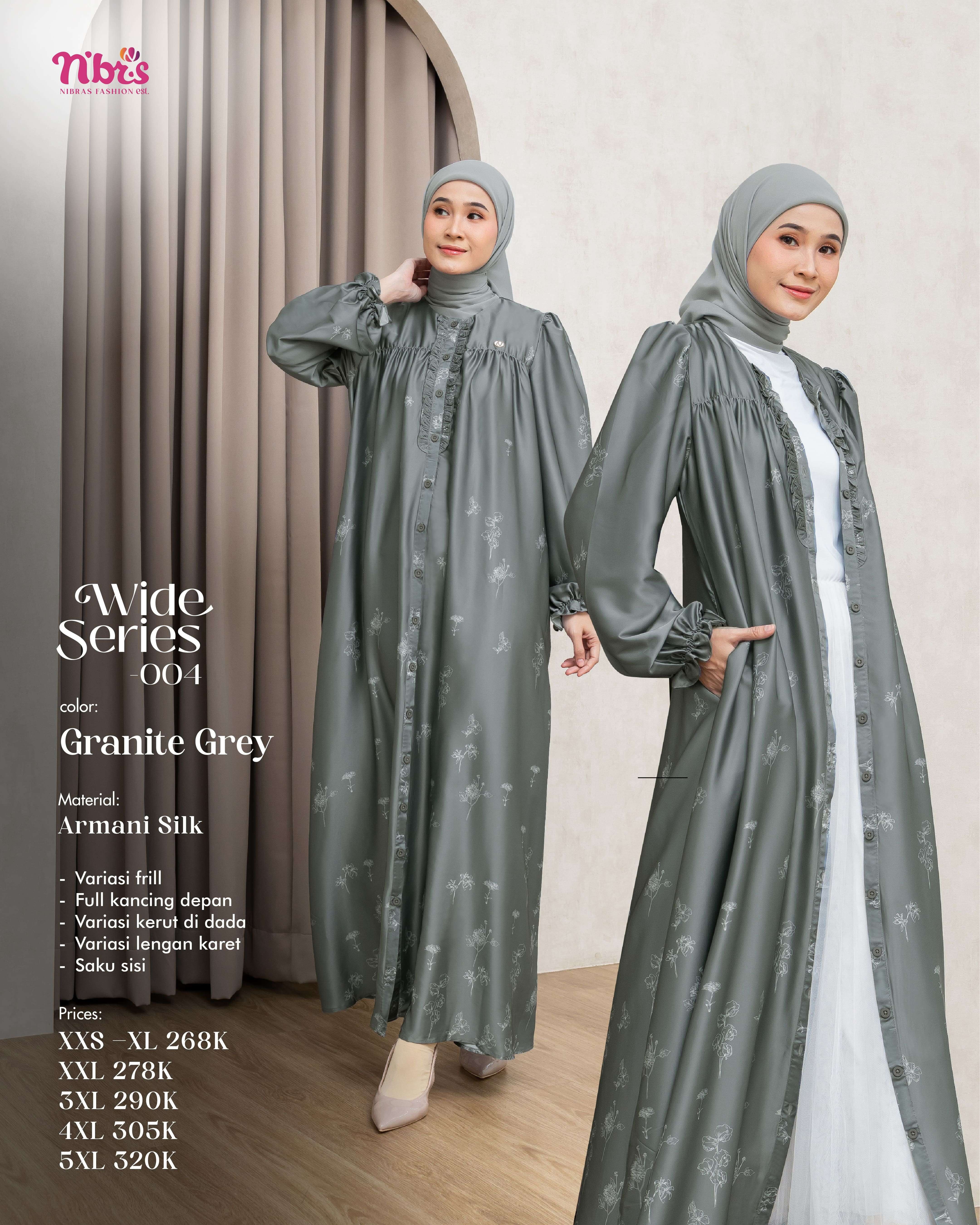 NIBRAS WIDE SERIES 004 GRANITE GREY GRADE B